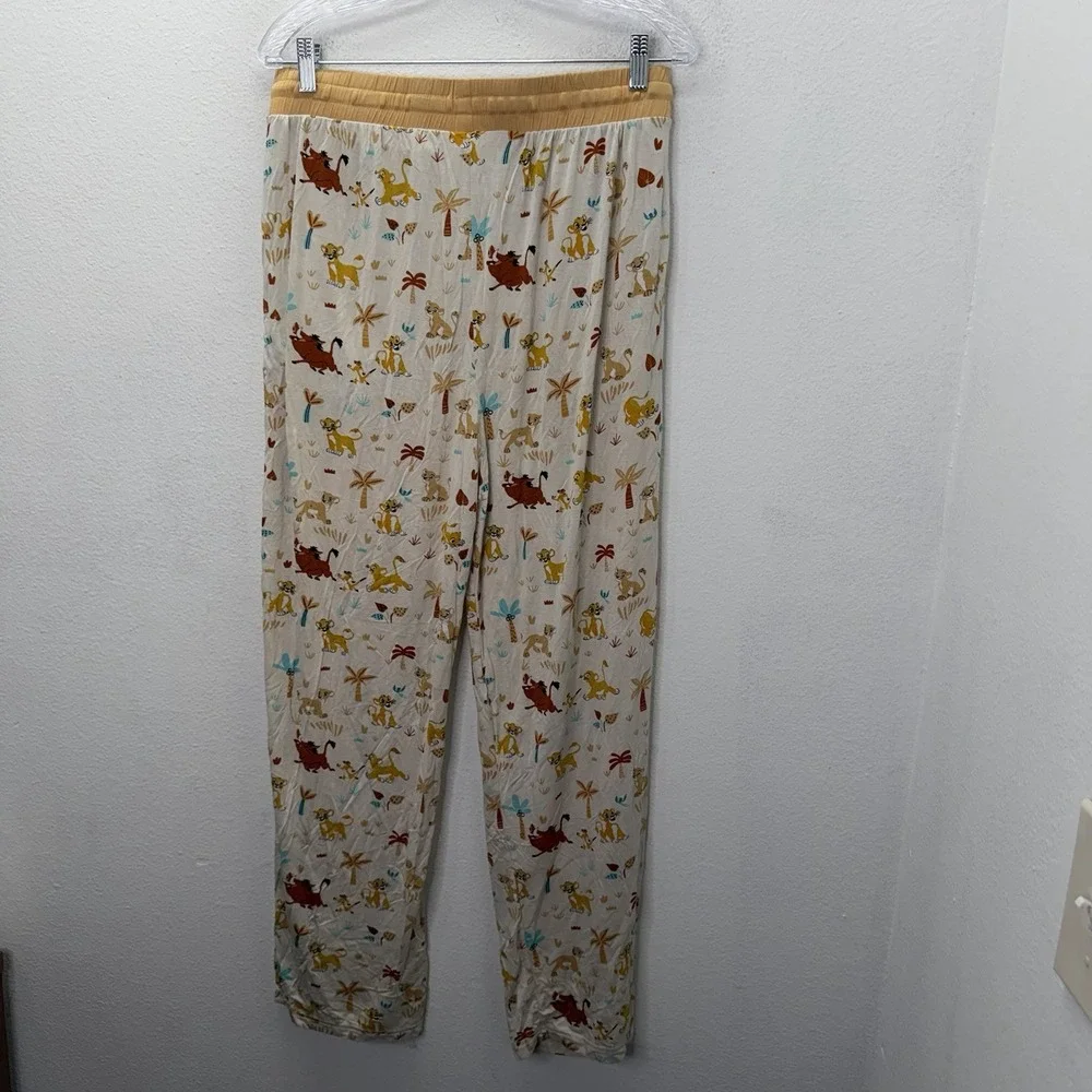 Little Sleepies Lion King Mens Large Pajama Lounge Pants Bamboo Disney